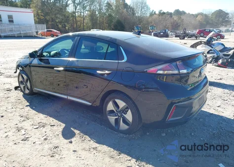 2021 Hyundai Ioniq Hybrid Limited из США, поврежденный, VIN KMHC05LC9MU255191